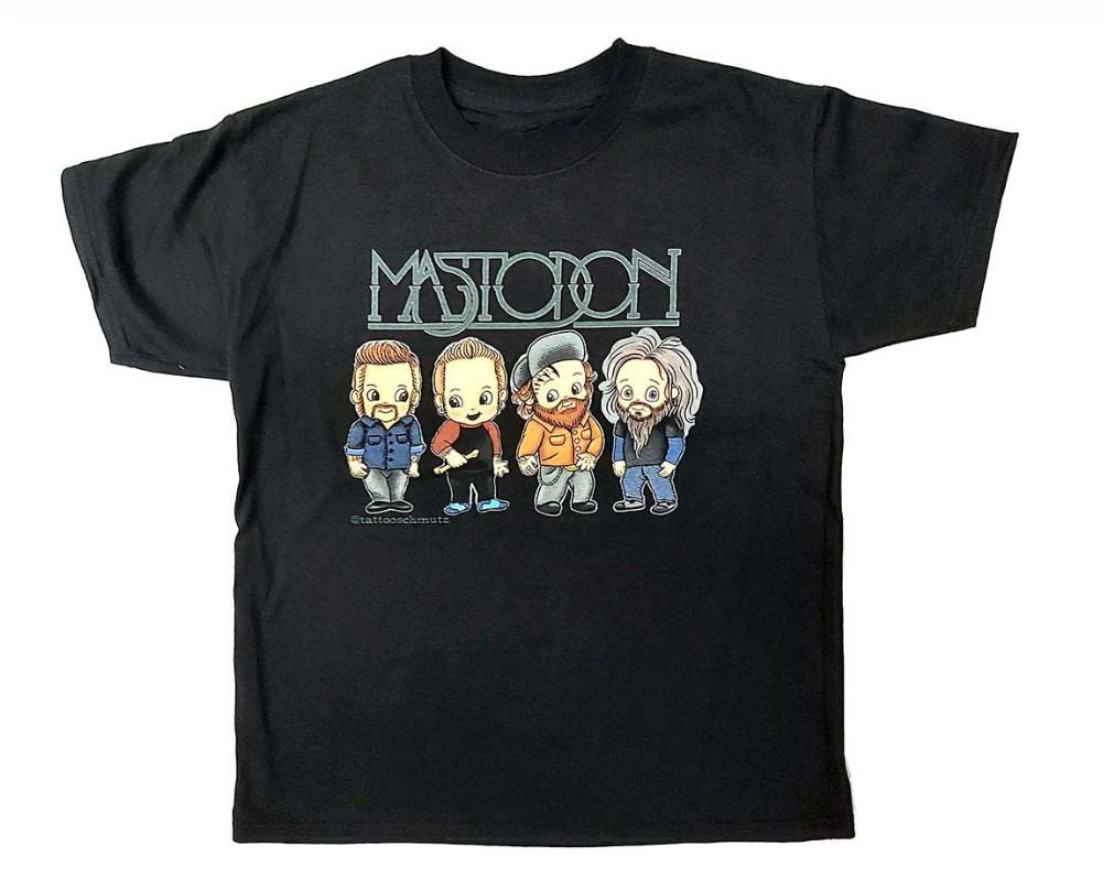 MASTODON Character Band Black unisex All size shirt