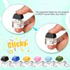 No Lights Fidget Keychain DIY Keyboard Clicker Toy Relaxing Pinch Toy