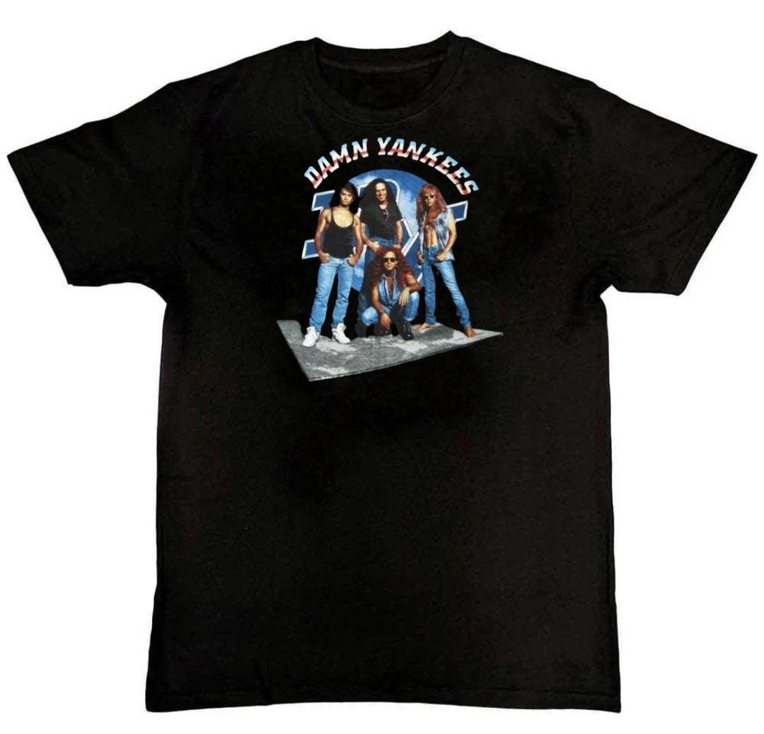 Men s and Women s T-shirts Vintage Members Of Damn Yankees Band Graphic Unisex T-Shirt S M L XL 2 3 4 XL XXXXL