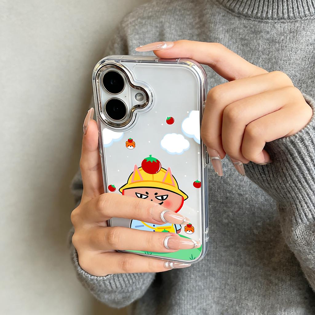 Cartoon Mascot GMMTV Phone Case For iPhone 17 16e 16 15 14 13 12 11 mini Pro Max X XR XSMAX 8 7 Air Plus Transparent Soft Cover
