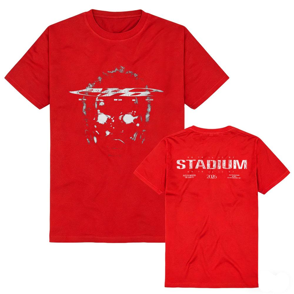 The Weeknd After Hours Til Dawn Stadiontour 2026 Merch Shirt Mode Rundhals T-Shirt Baumwolle Kurzarm Unisex T-Shirt