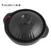 Living NEO Earthen Pot 9 31cm Fire For People 110370 Black No. IH/Gas Compatible, 4-5