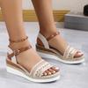 Fashion Women Shoes Summer Breathable Platform Sandals for Women New Casual Wedge Sandals Women Weightlight Flat Sandals Sandalias Mujer