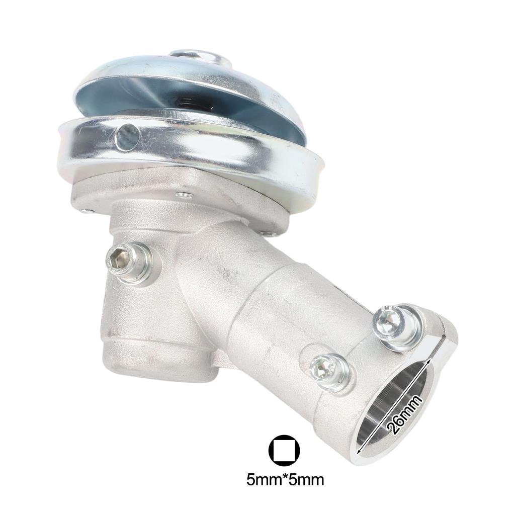 Metal Gearhead Gearbox for Brush Cutter Trimmer 26MM Casing Inner Diameter Suitable for Garden Tool Replacement Needs