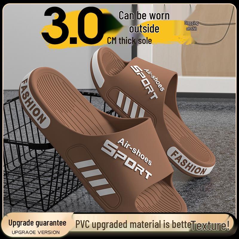 2025 Men's Plus Size Non-Slip Thick Sole Sandals - Summer Outdoor Sports Slippers