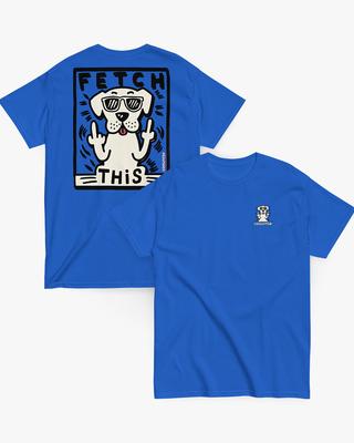 FETCH THIS DogFriendly Casual TShirt 100 Cotton Graphic Tee Unisex Women Summer Streetwear Top