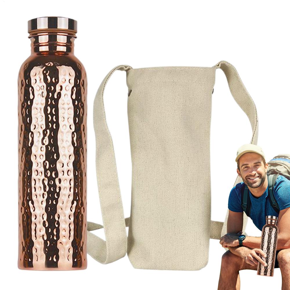 

Медная Изолированная Бутылка для Воды Многоразовая Герметичная Бутылка Портативная Герметичная 27 унций Кружка для Спортзала Кемпинга Путешествий Гидратации Работа 27 ounces