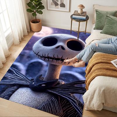 Nightmare Before Christmas Living Room Non-Slip Area Rug Soft Carpet for Bedroom Game Playroom Sofa Office Home Decor Doormat Christmas Gift C9211519