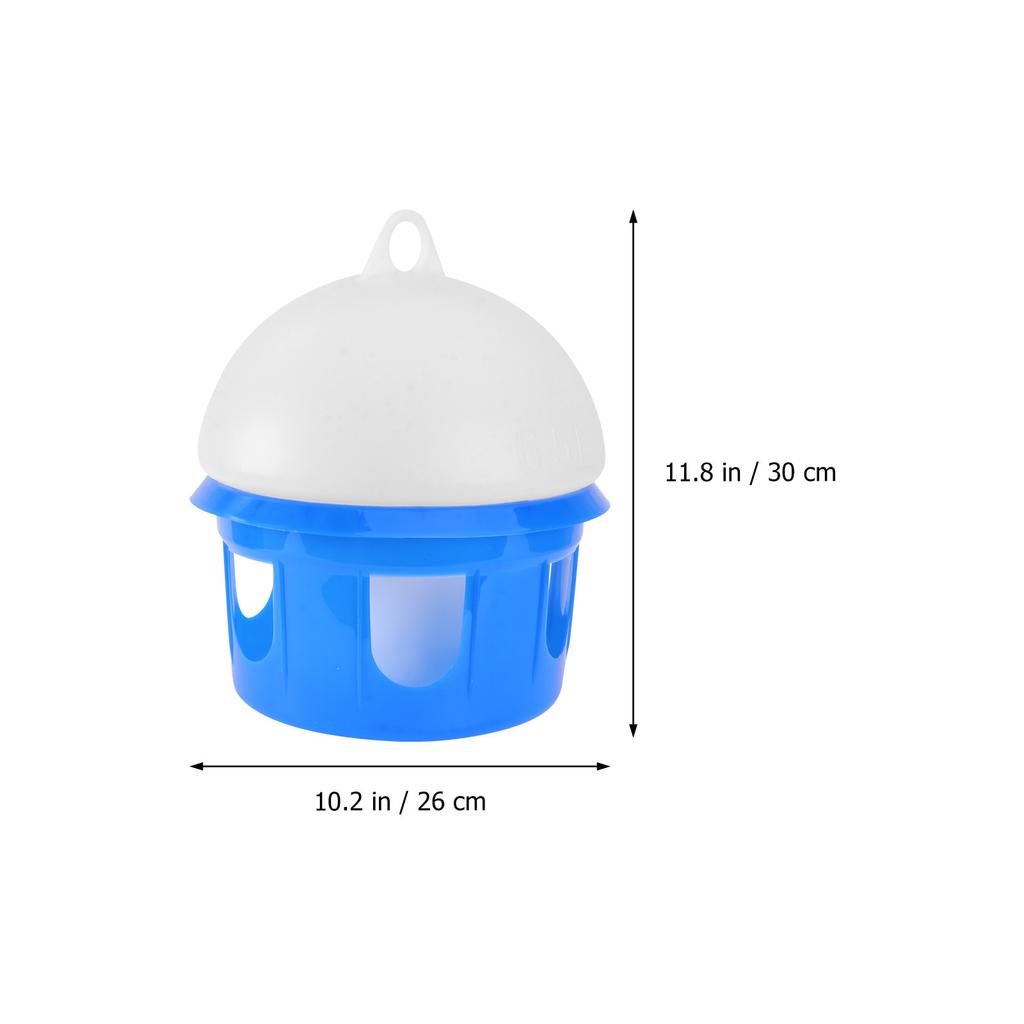 Birds Water Feeder 6.5L Automatic Reliable Waterer for Parrot Pigeon Convenient Feeding Supplies Home Zoo Birds Water Feeder
