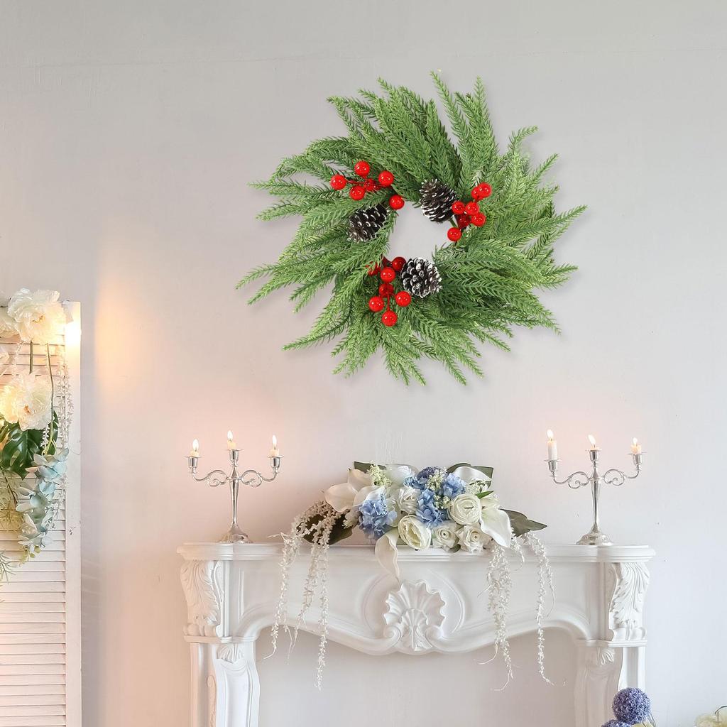 Christmas Candle Ring Decoration Holder for Celebration Kitchen Party Style A