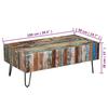 Vintage Style Solid Reclaimed Wood Coffee Table 100 X 50 X 38 Cm
