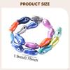 Ceramic Fish Beads Strand Charms Animal Shaped Straight Hole Colorful 16Pcs/Strand for Jewelry