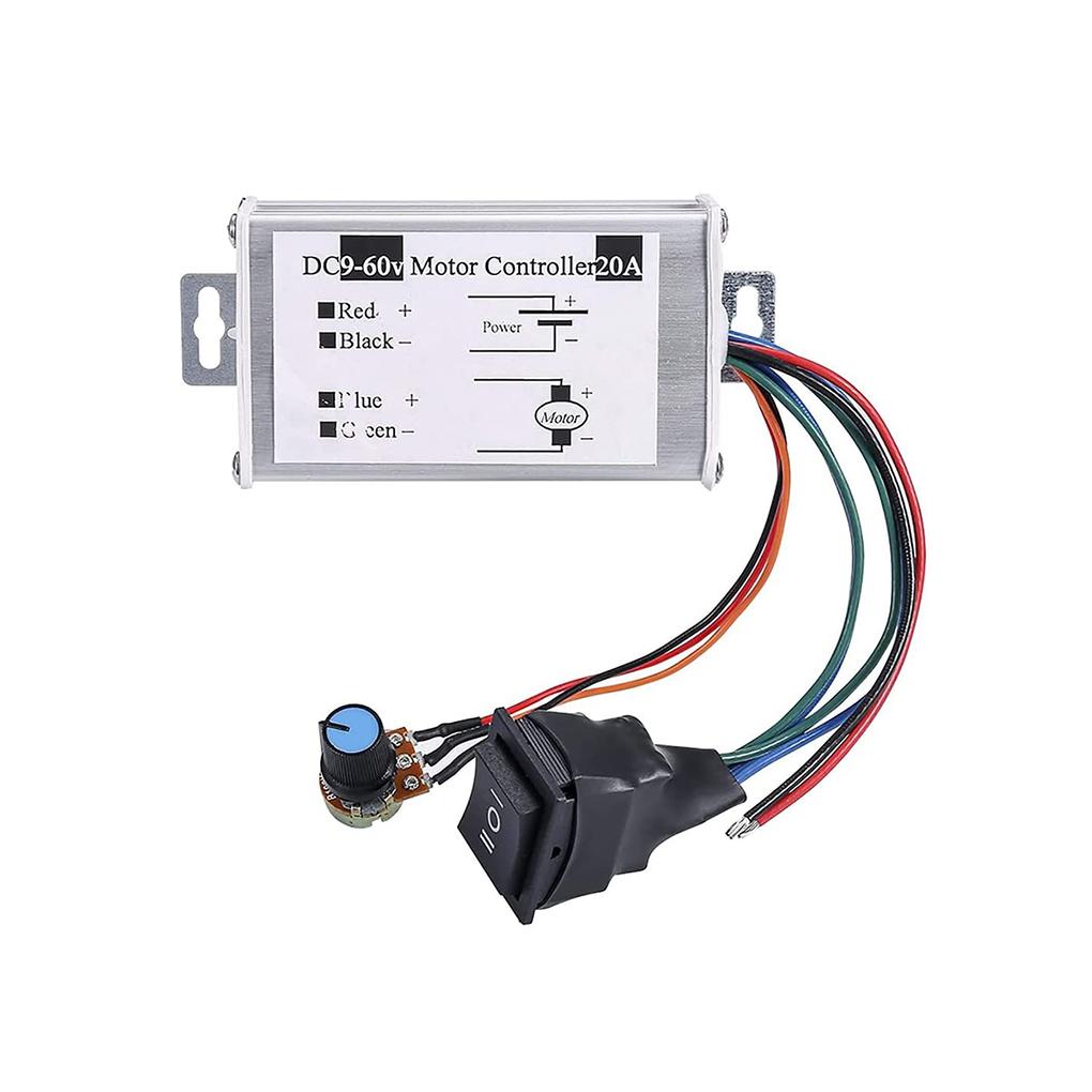 Speed Controller Current Regulator Voltage Adjuster Fine Workmanship Professional Vehicle Accessories Multipurpose 9V-60V