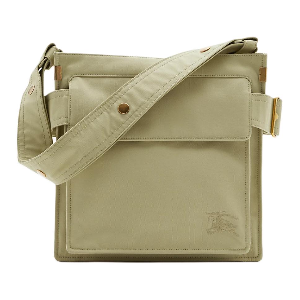 

Burberry Trench Brand Logo Adjustable Shoulder Strap Cotton Polyester Crossbody Bag Small Men bags Light-Beige 80918061 Basic Set (Bag+Dust Bag)