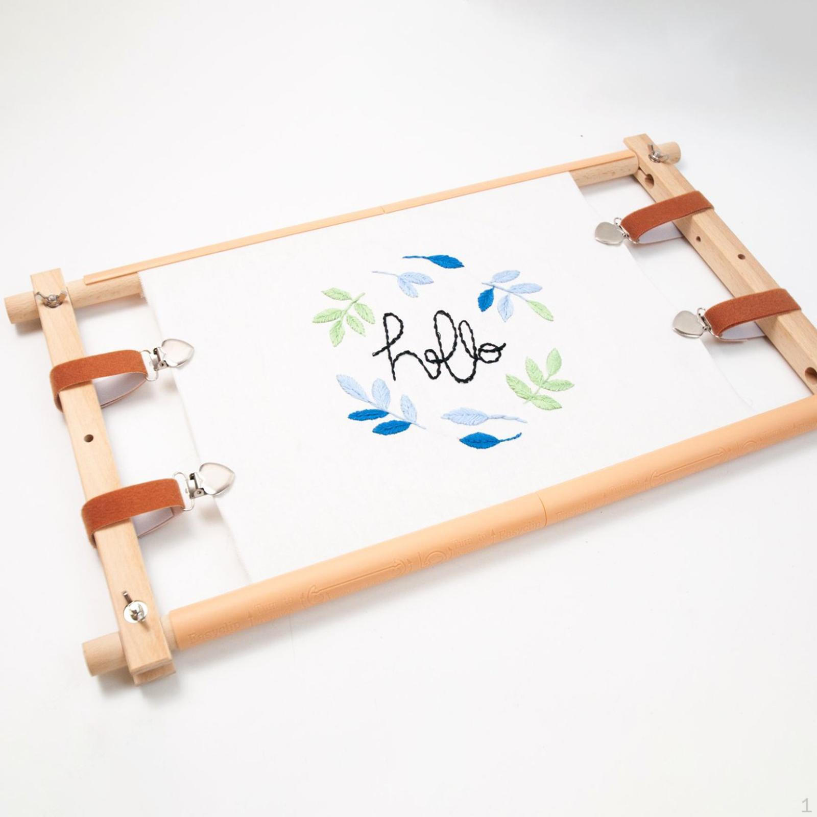 

4 Pieces Embroidery Snap Hoop Clip for Needlepoint
