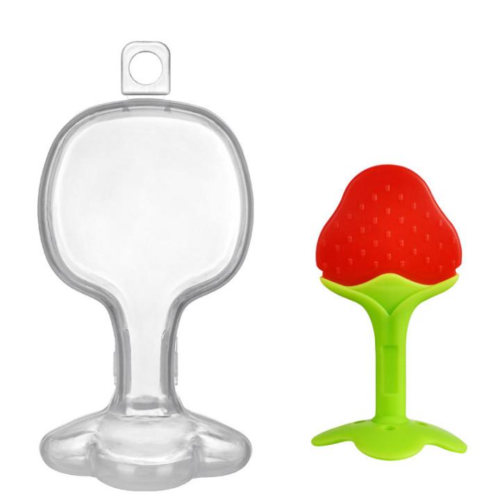 Teething Baby Toy Silicone Teether for Teeth Babies Accessories Newborn Fruit Sucking Chew Toys For Newborn Baby BPA-Fre Gift