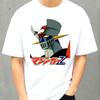 Mazinger Z Printed T-Shirt White L Size Increases Attention...! New Product