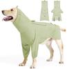 Dog Raincoat,Adjustable Pet Water Proof Clothes,Dog Rain Jacket with Leash Hole/Reflective Stripe Hooded