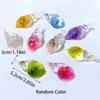 10/20Pcs Shimmering Luminous Conch Resin Pendants Ocean-Inspired Diy Jewelry Charms, Glow In The Dark Conch Accessories