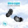 Sleep Earbuds for Side Sleepers Wireless Earbuds Comfortable Noise Blocking LED Power Display Music Sleep Dual Mode for Sleeping Working Hiking (Deep