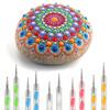 Mandala Dotting Tools Painting Stencils Handwork Drawing Stylus DIY Stone Embossing Starter Drawing Stylus Pens Art Kit Tools