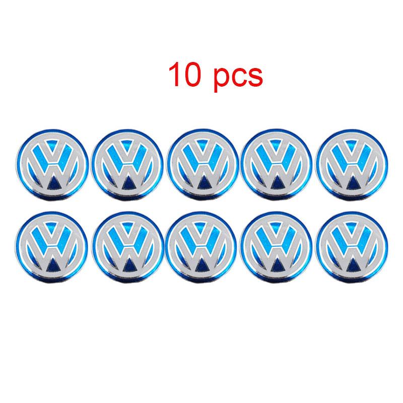 2026 New For VOLKSWAGEN VW 14mm Car Key Logo Sticker Remote Fob Key Emblem For Volkswagen VW Golf GTI Passat Tiguan Arteon Touar