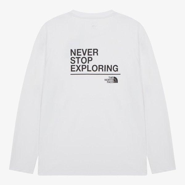 The North Face Nse Long Sleeve T shirT whiTe nT7Tr58b
