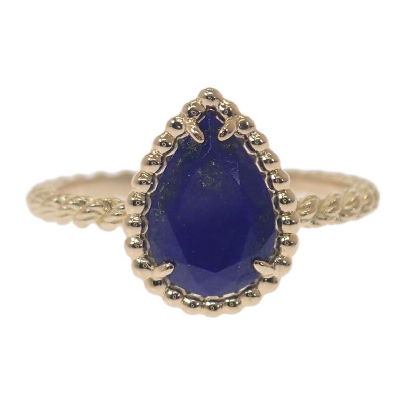 Boucheron JRG02743 #14.5(JP Size) Ring Blue K18 Yellow Gold Women