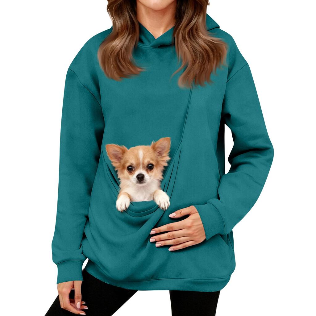 Women's Fashion Daily  Casual  Hoodie Long Sleeve Top