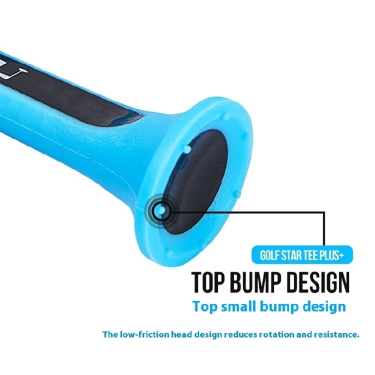Flexible Plastic Golf Practice Equipment  Plastic Golf Tees Step Down Golf Accecory for Improved Game Experiences