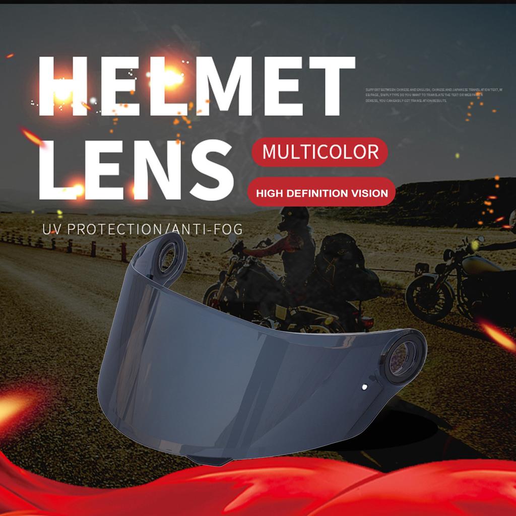 Motorcycle Anti-UV Anti-Scratch Wind Helmets Lens Replacement for LS2 FF358 FF396