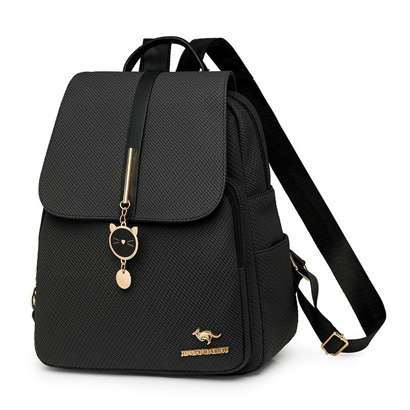 

Backpack, Travel Lady s Backpack, Fashionable Large-capacity Schoolbag чёрный