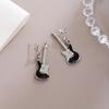 Ruggedly Chic Lightning Guitar Earrings – Cool Punk Rock Jewelry for who Love Music