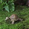 Micro Landscape Turtle Figurines Waterproof Resin Miniature Ornaments Realistic Turtle Statue for Fish Tanks Potted Plants Moss Gardens