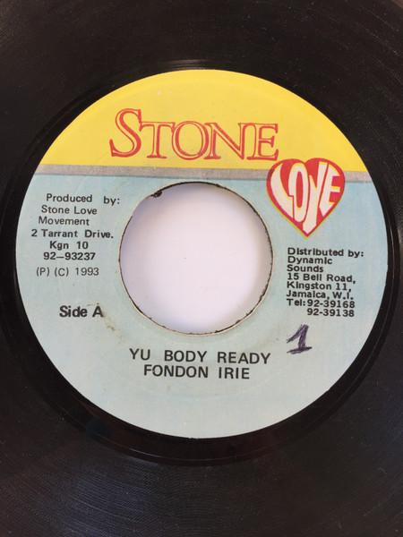 

7inch Record FODON IRIE Yu Body Ready NONE Stone Love 1993 Jamaica Reggae Ska Dub Used