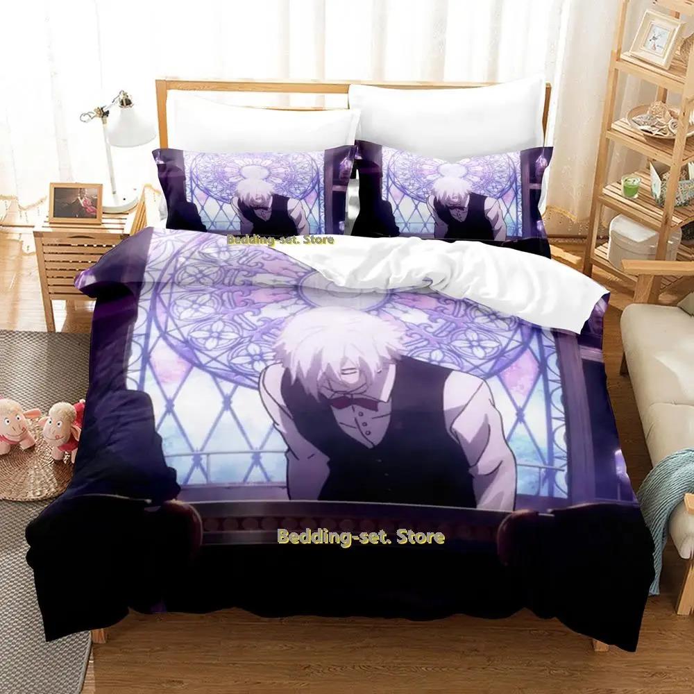 Comfortable SkinFriendly Single Twin Full Queen King Death Parade Size Bed Adult Kid Bedroom Duvetcover Sets Anime parure de lit Quilt