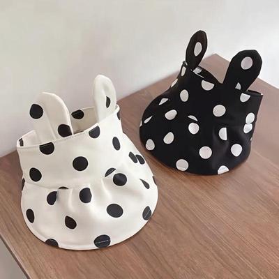Girls Boys Cotton Rabbit Cap Cute Newborn Baby Cotton Casual Travel Outdoor Infant Korean Sunshade Breathable Hat Toddler Beach Caps Summer 0-3Y