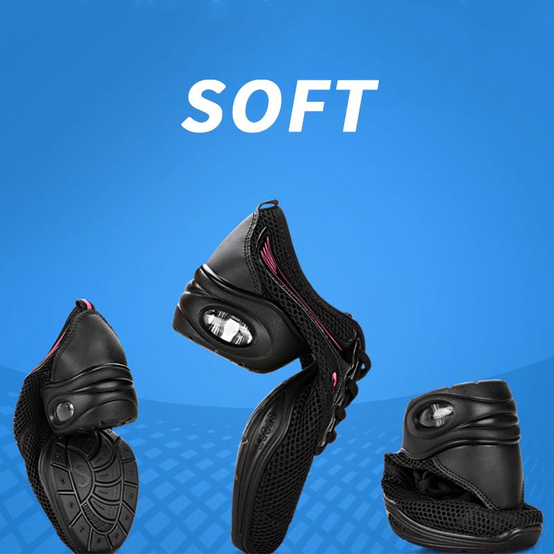 Women Air Cushion Shoes Dancing Sports Breathable Mesh Outdoor Sneakers