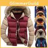 Gepolsterter Bubble Pelz Kapuzenmantel Winter Warm Dicke Puffer Steppjacke Parka**