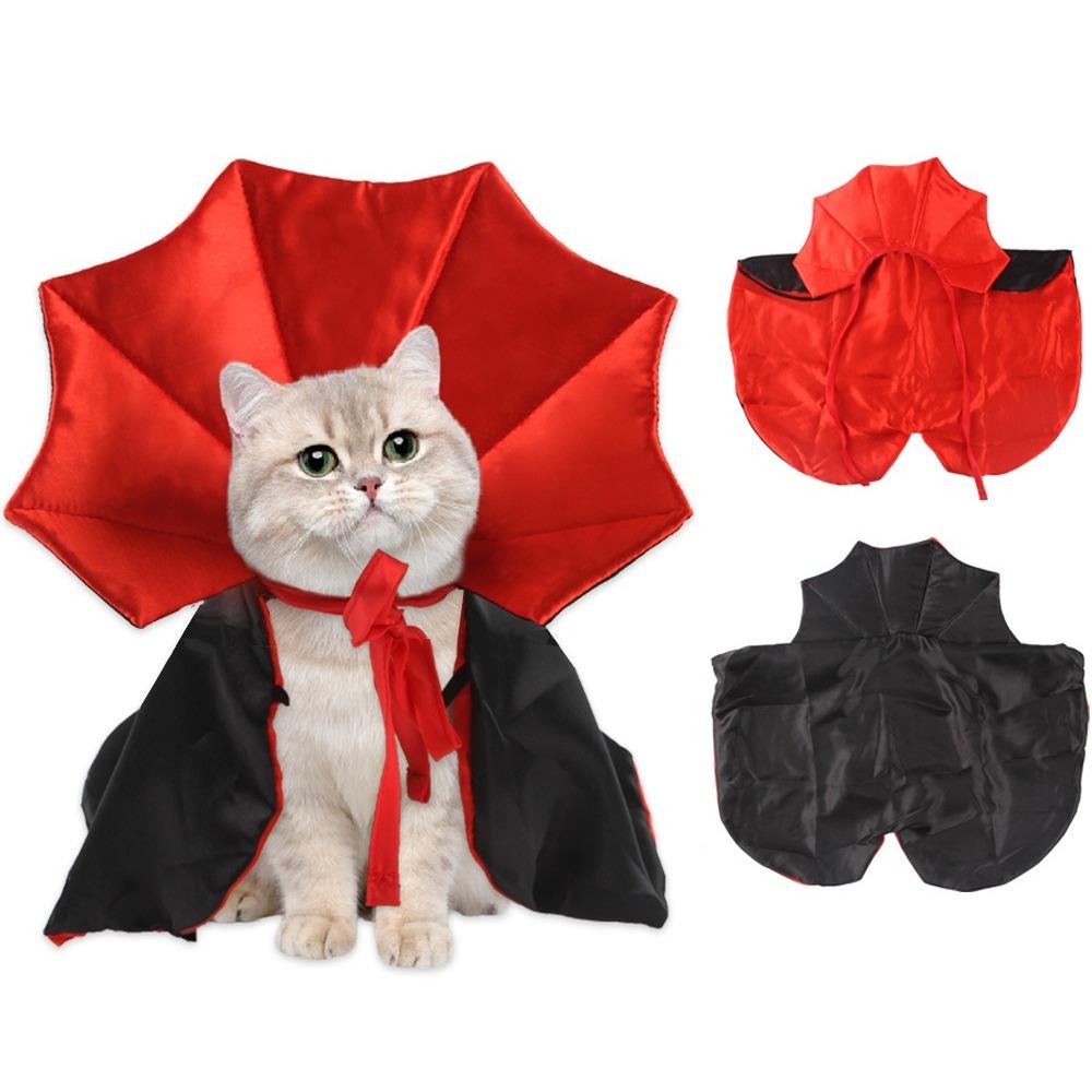 Halloween New Pet Transformation Cape, Cat and Dog Funny Transformation Clothes Pet Upright Outfit