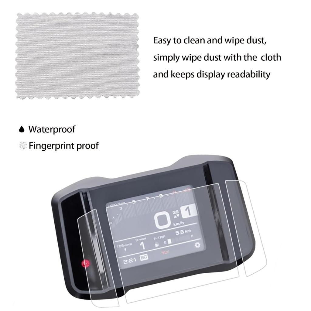 Instrument Film Dashboard Screen Protector Replacement for Yamaha MT09 MT-09 FZ-09 2021 2022 2023 Cluster Display Screen Protective Cover