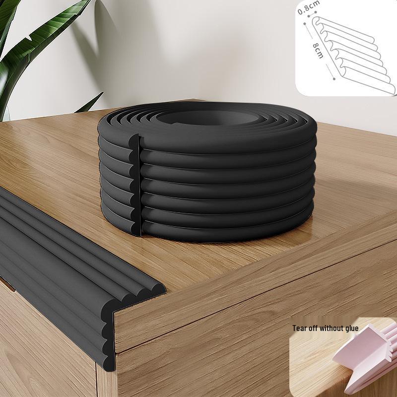 Soft Foam Edge and Corner Anti-Collision Protection Strip for Table, Window, Door, and Sill