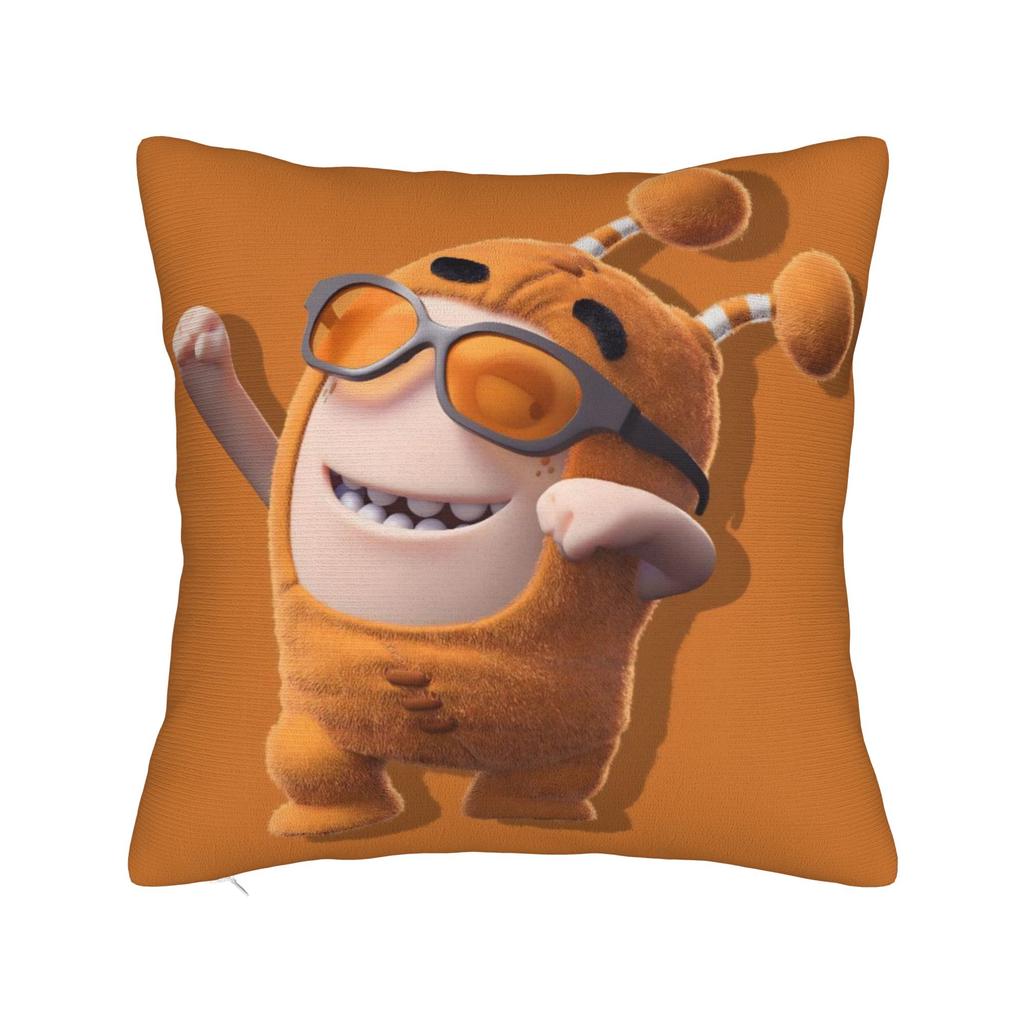 O-Oddbods Pillowcase Merch Printed Cushion Cover Decorations Throw Pillow Case Cover Home Multiple Sizes