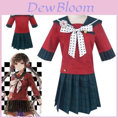 Authentisches Danganronpa Harukawa Maki Schuluniform Cosplay Kostüm Jacke Rock Set Outfit Für Damen
