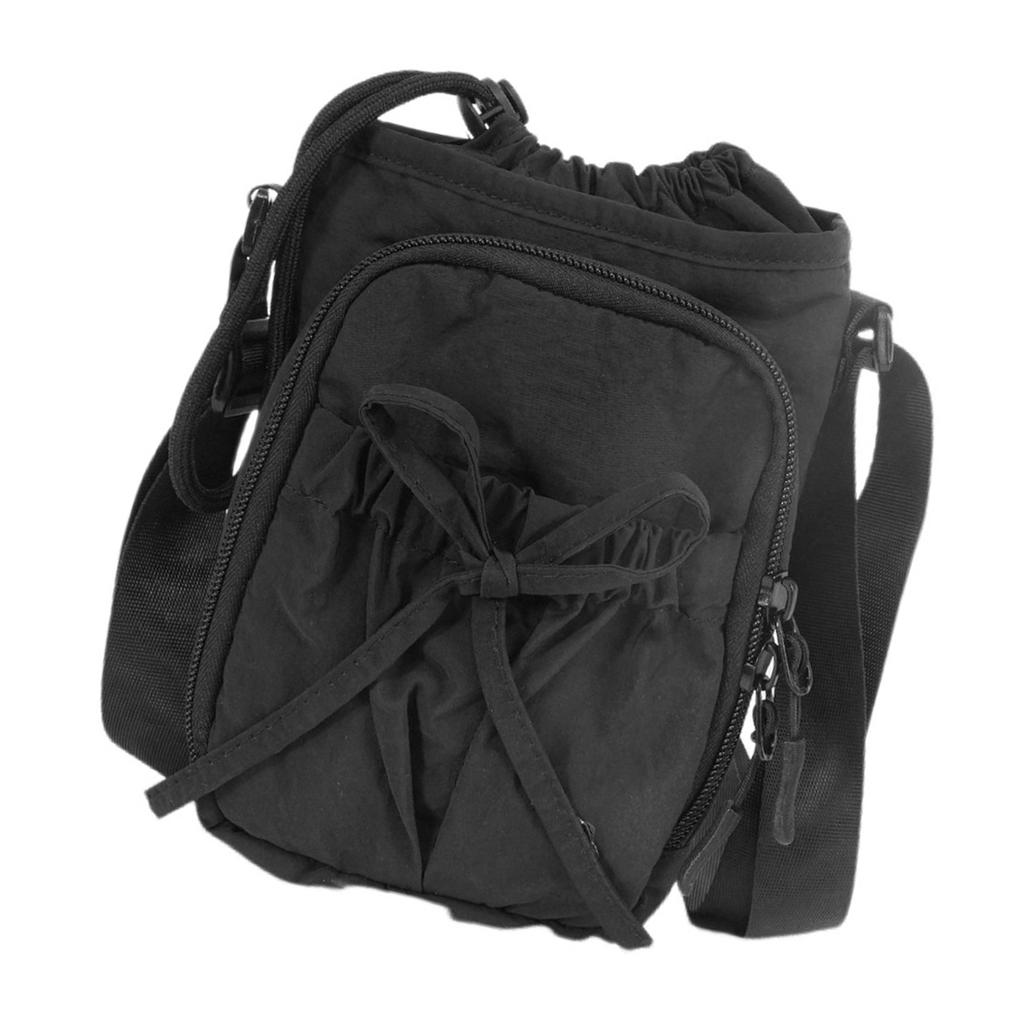 Bows Water Bottle Holder with Shoulder Strap Water Bottle Carrier Sling Bag with Phone Pocket Crossbody Bag Unisex