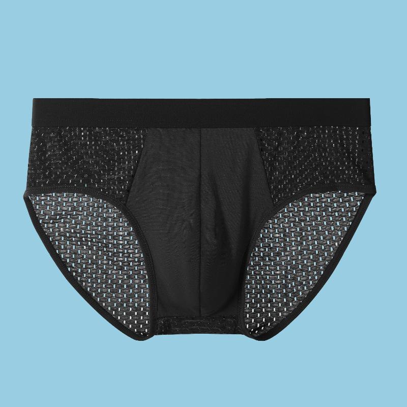 Quick Drying Mesh Mesh Ice Silk Men's Triangle Underwear Men's Modal Breathable Underwear