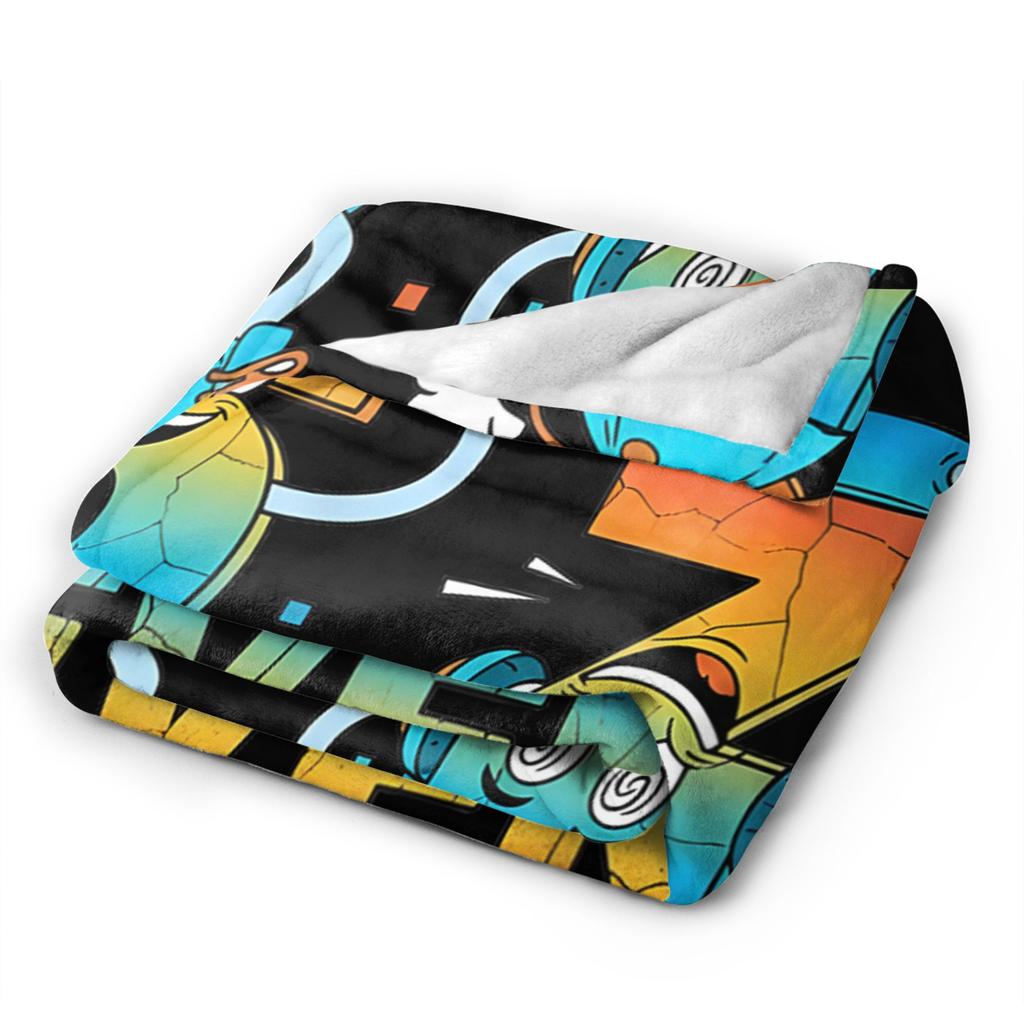 67 Zes Zeven 6 7 Grappige Italiaanse Brainrot Radio Muziek Deken Zacht Mode Pluche Worpdeken Voor Meisjes Slaapkamer Flanel Sprei