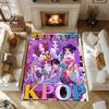 Kpop Demon Hunters Customize your name rug, office chair cushion, home bedroom living room gift.