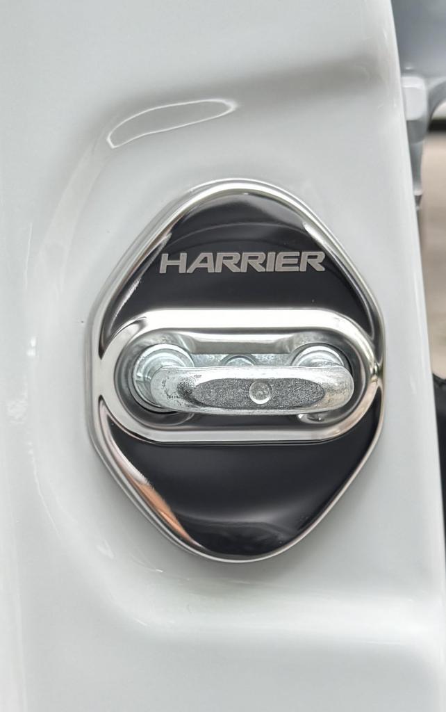 MEKOMEKO Toyota Harrier 80 Series Stryker Door Lock Interior Stainless for Harrier 80 Series 2020 Finish Covers, Chrome-Plated Accessories, Parts,