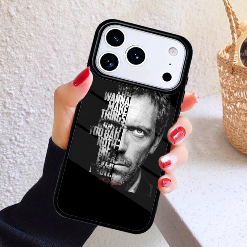 Dr House Phone Case For iPhone 17 Air 16 15 14 13 12 11 Pro Max Plus